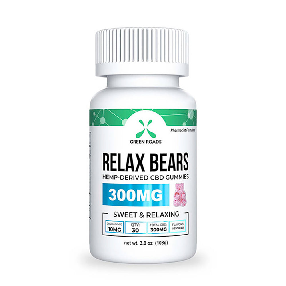 Green Roads Relax Bears 300 mg CBD Gummies