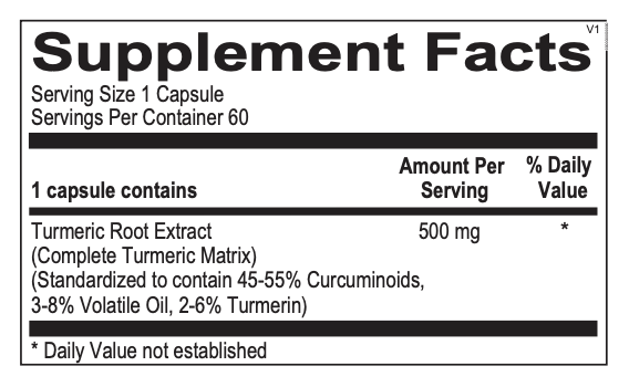 Ortho Molecular Turiva - Complete Tumeric Matrix
